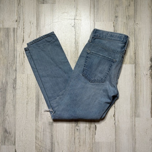 Ag Adriano Goldschmied Ex Boyfriend Slouchy Slim Distressed Jean Size 25 - Picture 6 of 6